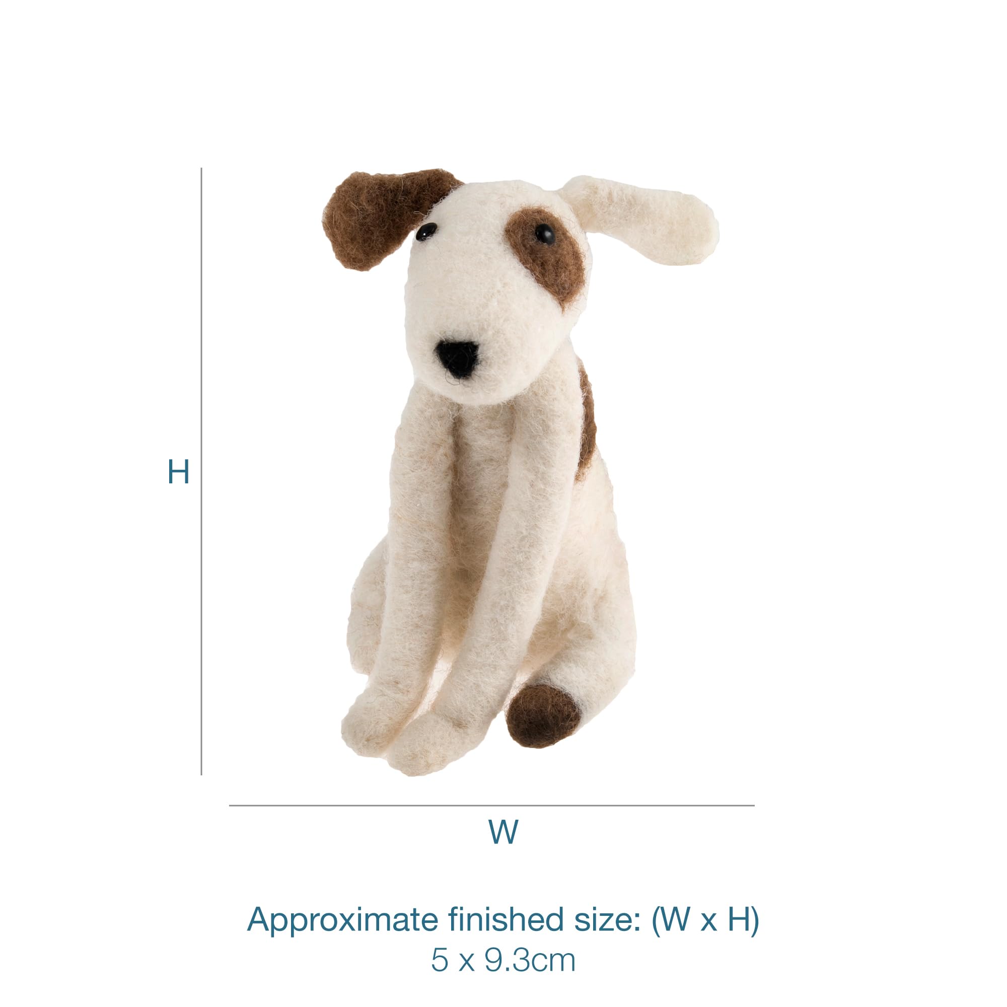 Trimits Needle Felting Craft Kit - Dog Design | Beginner Friendly | Includes Wool & Tools 5