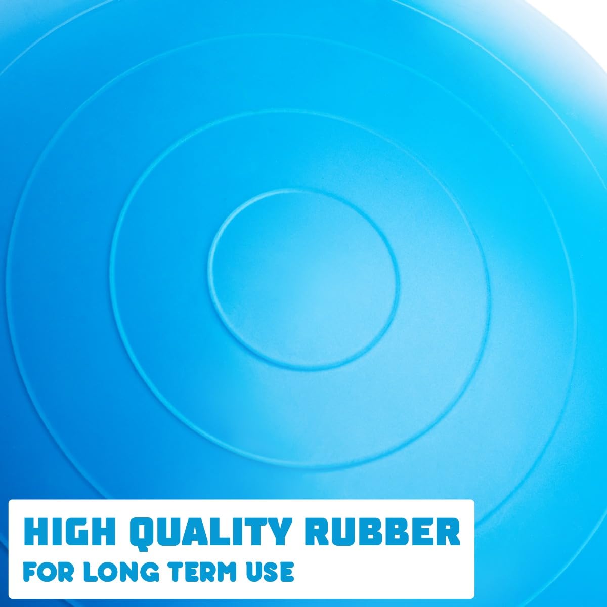 Toyrific Jump N Bounce Space Hopper - Retro 20 Inch Blue Exercise Ball for Kids 3+ 4