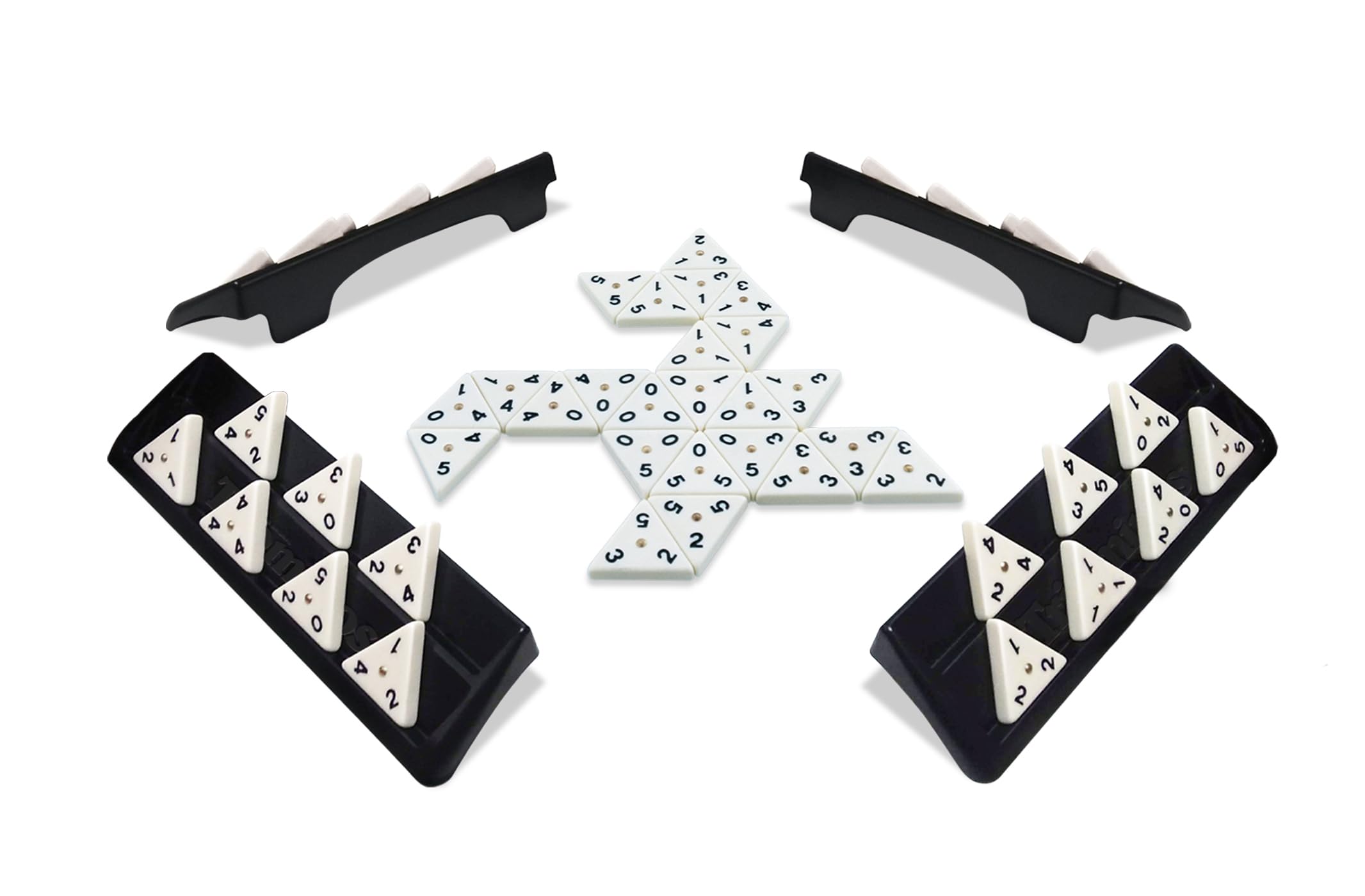 Goliath Triominos Deluxe Game - Triangular Dominoes for 2-4 Players, Ages 6+ | Special Edition 4