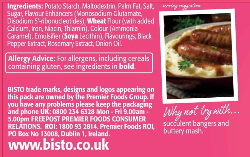 Bisto For Sausages Gravy Granules, 190 g Drum 4