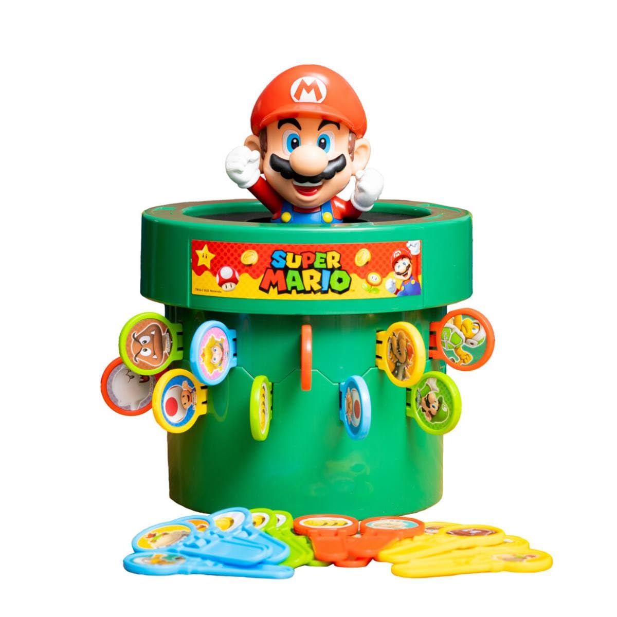 TOMY Pop Up Super Mario Board Game - 2-4 Players, Ages 4+