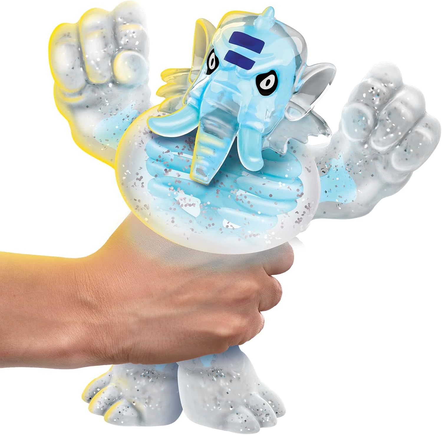 Heroes of Goo Jit Zu Dino X-Ray Smashadon - Glow-in-the-Dark Squishy Dinosaur Action Figure 4