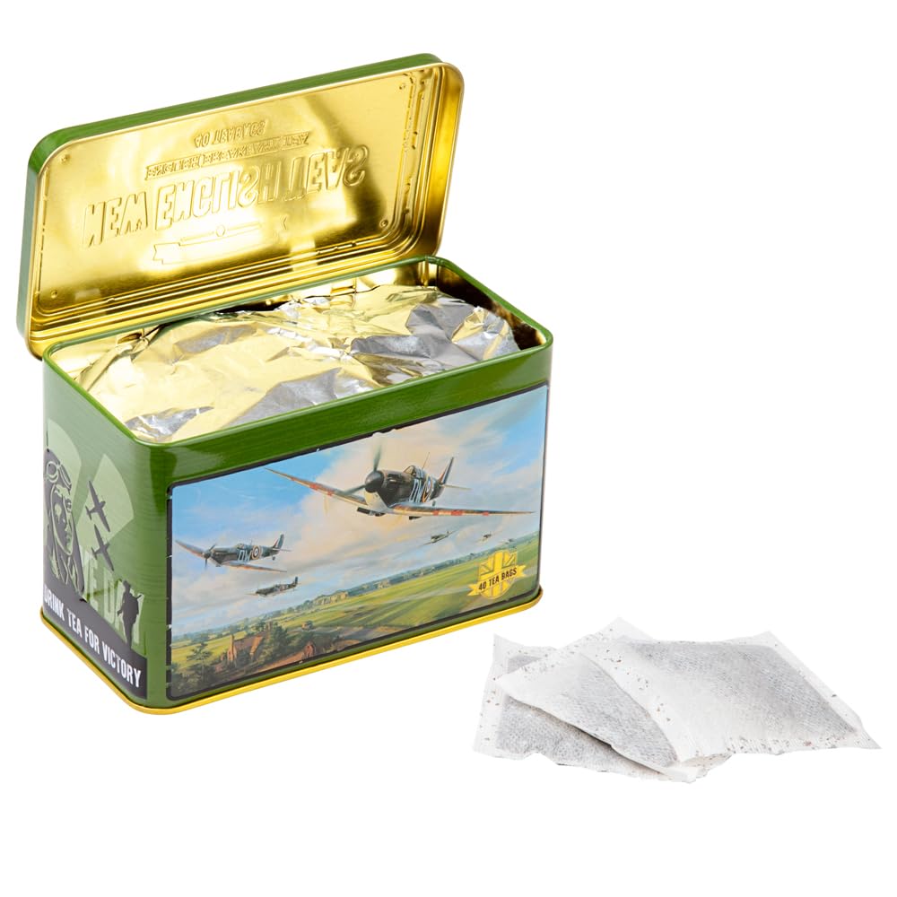 New English Teas - Spitfire Tea Tin with English Breakfast Teabags, 40 Count 4