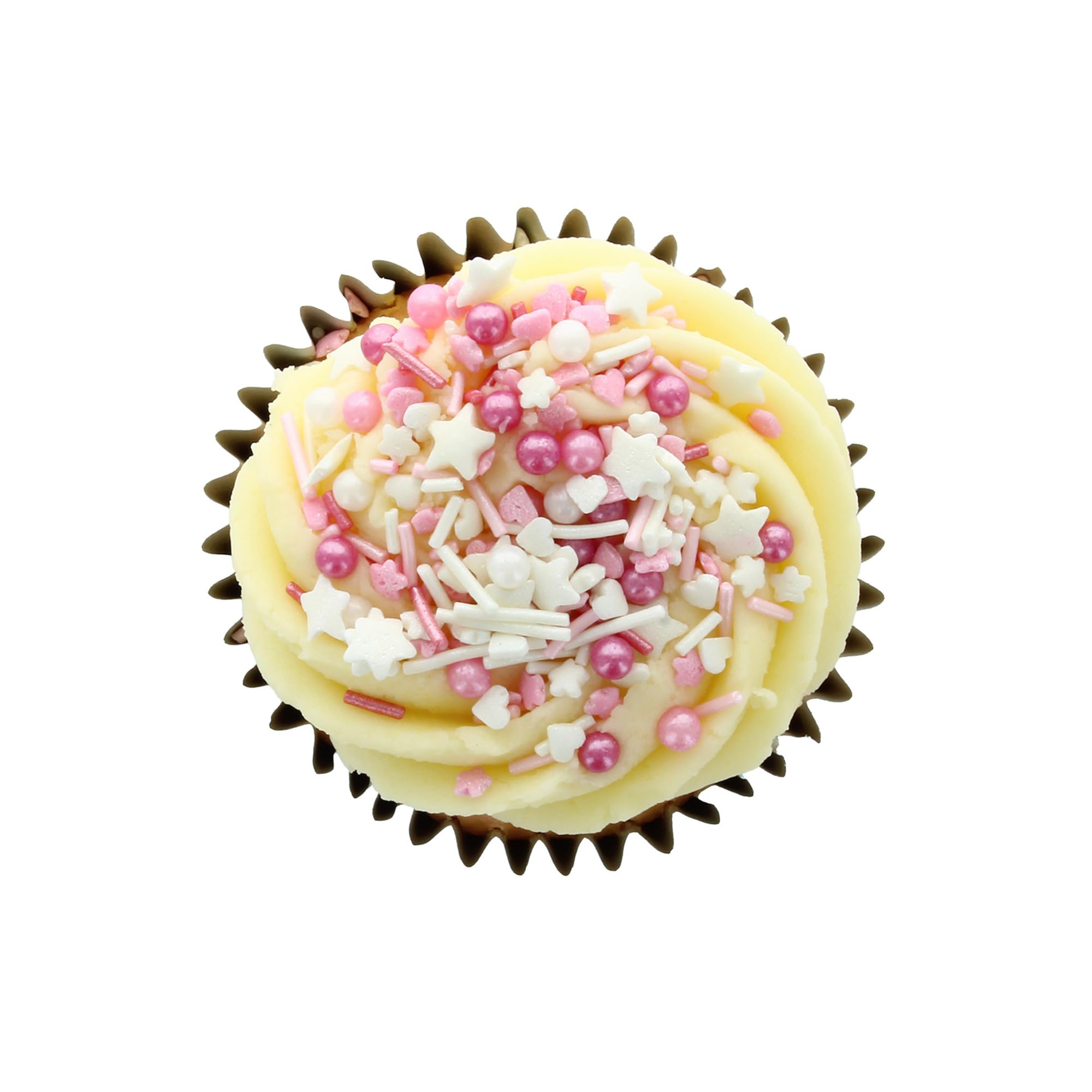 Baked with Love - Pink Sprinkles 90g | Pink & White Sugar Cake Sprinkles Mix