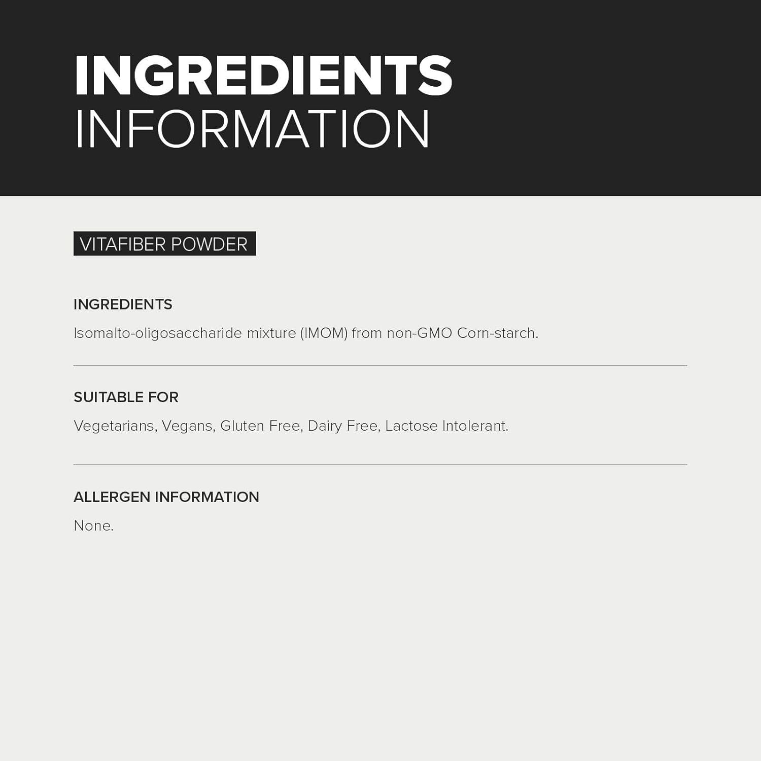 Bulk - VitaFibre Powder Sugar & Flour Replacement, 500g