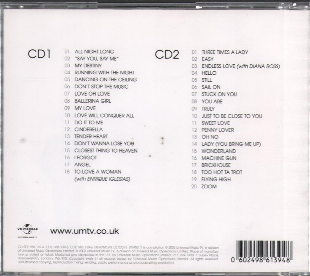 Lionel Richie & The Commodores - The Definitive Collection [Audio CD]