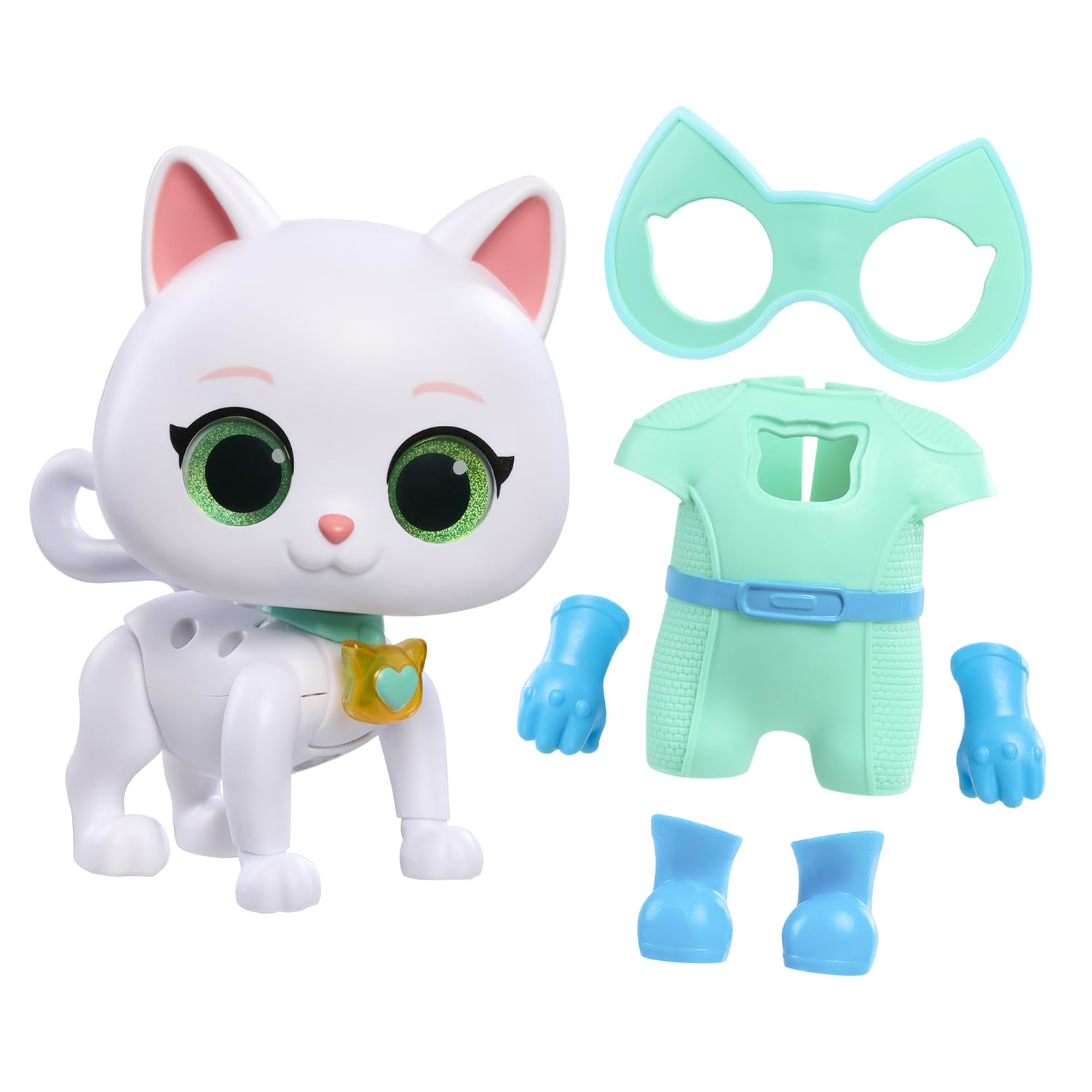 Just Play SuperKitties Transforming Bitsy Figure - Cat-Tastic Action Toy for Kids 3+