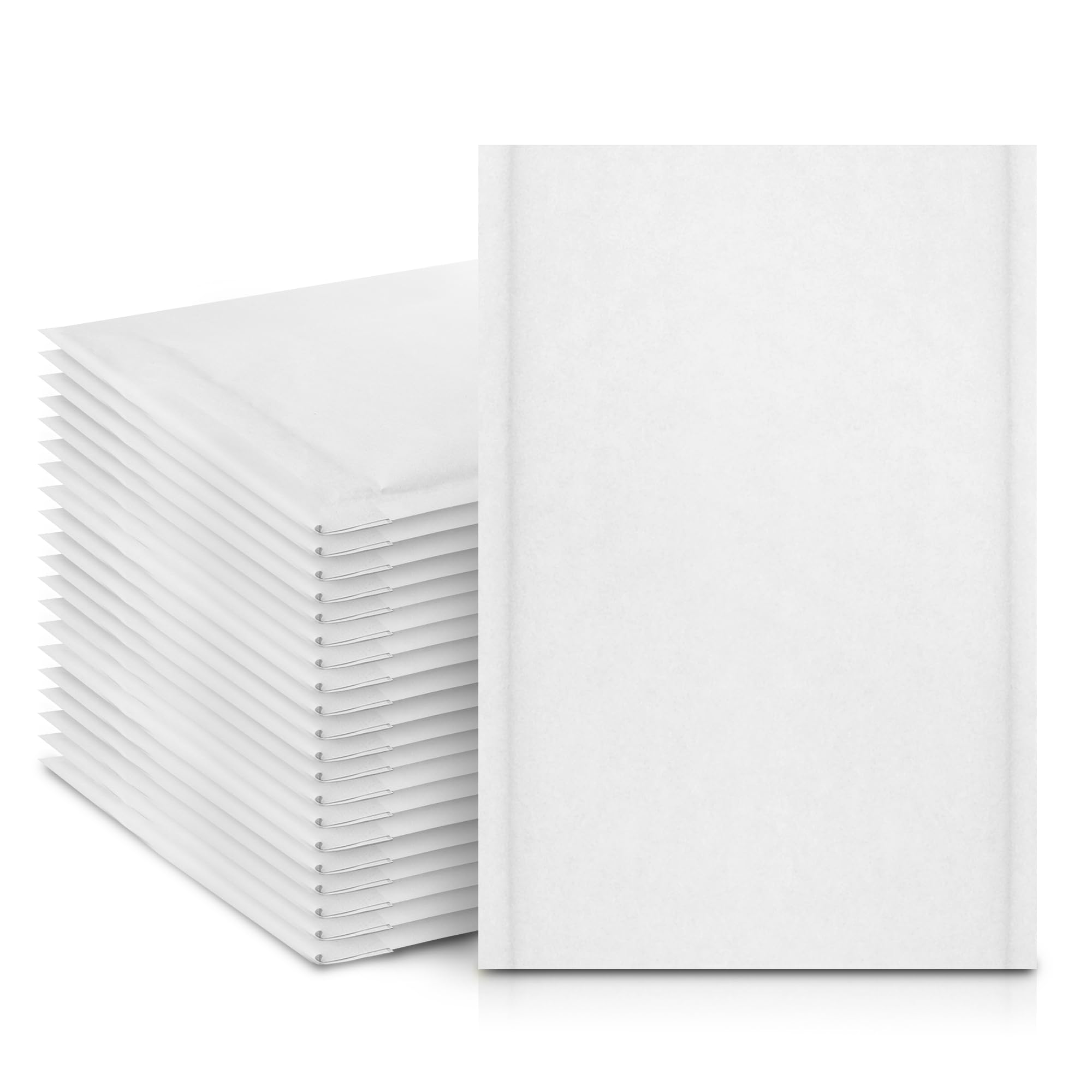 Merrimen A3 Padded Envelope Mailers - 10 Pack White Protective Plastic Mailers | 300x455mm