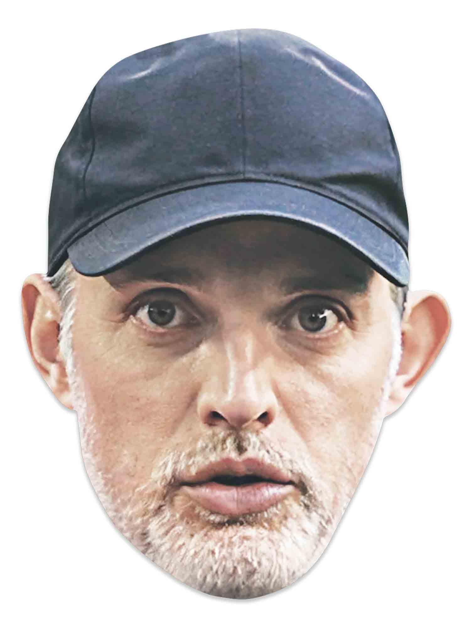 STAR CUTOUTS Thomas Tuchel England Football Manager Cardboard Face Mask - One Size