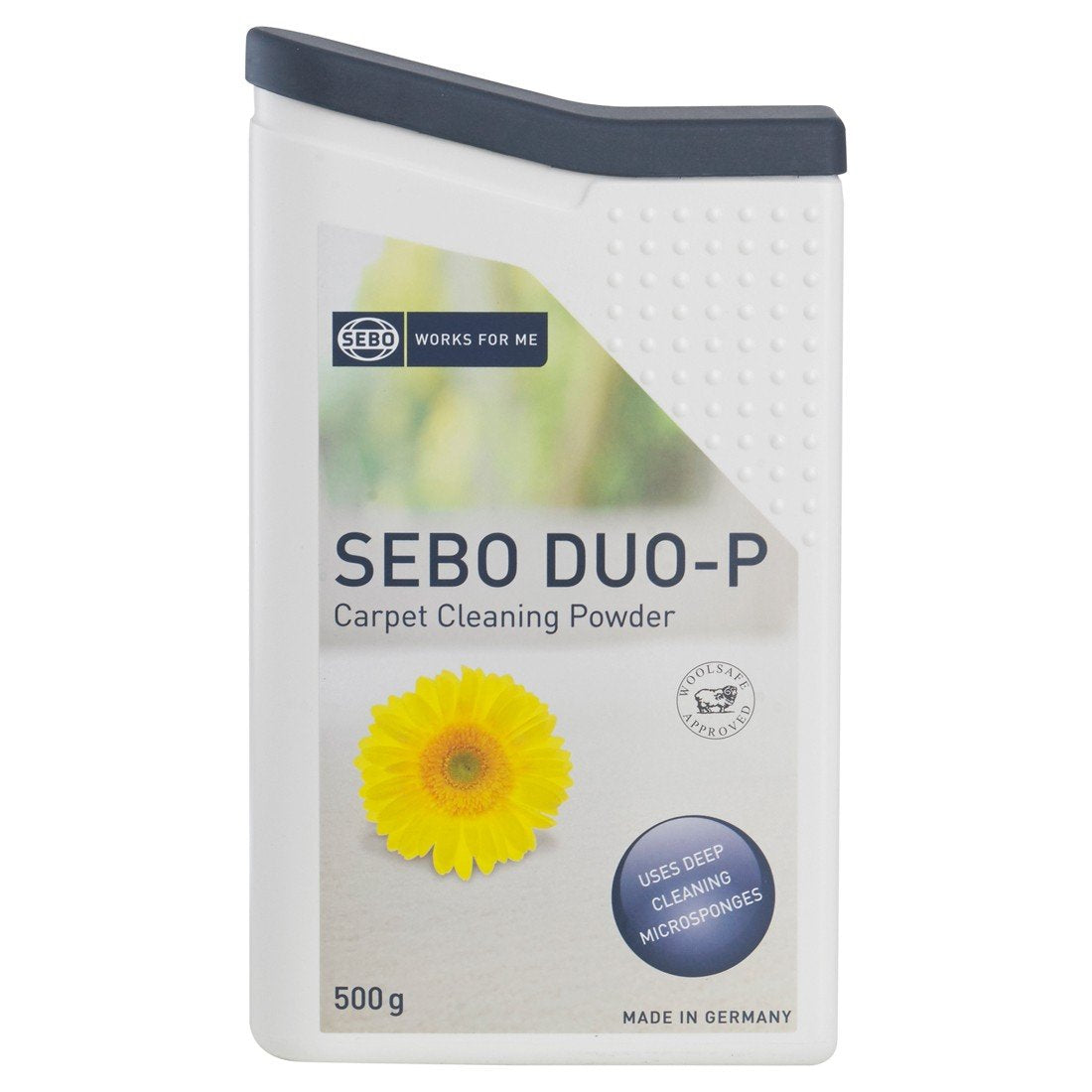 SEBO Duo-P Cleaning Powder - 500g Carpet Cleaner | Unscented | For All SEBO Vacuums