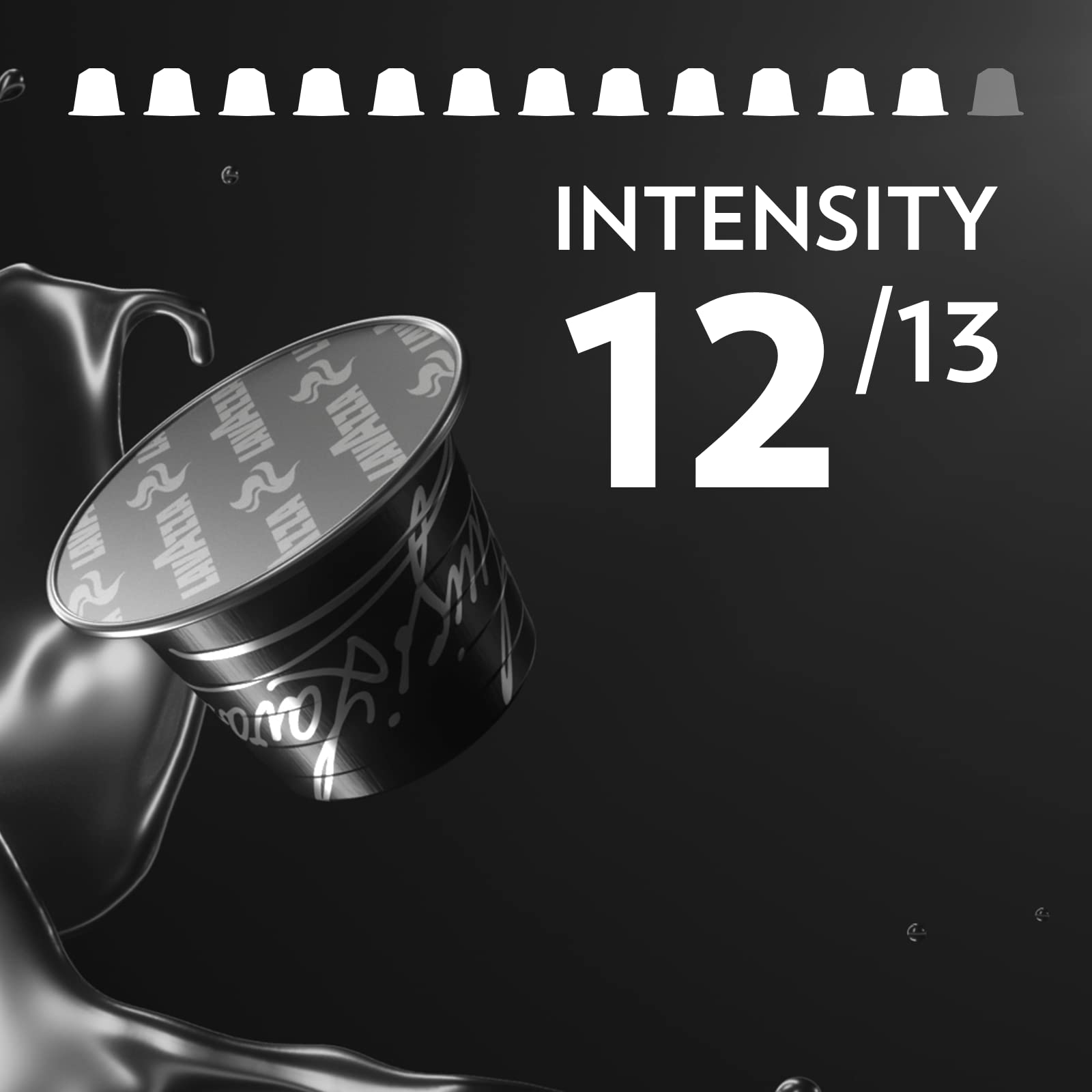 Lavazza Espresso Maestro Ristretto - 100 Aluminum Capsules for Nespresso Original Machines