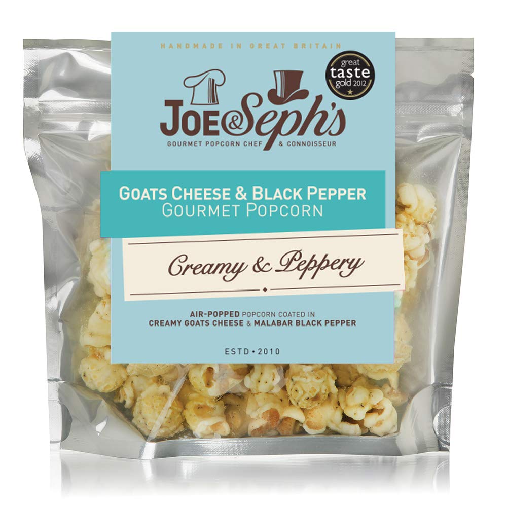 Joe & Seph's Goats Cheese & Black Pepper Popcorn - 32g Bag