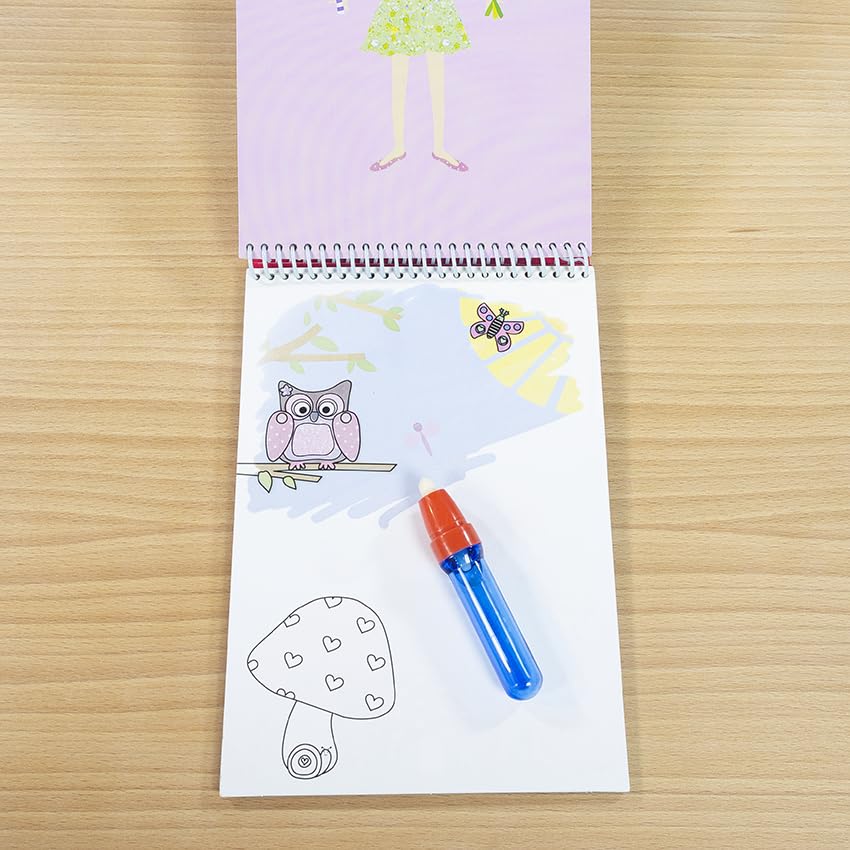 Galt Water Magic - Fairies Reusable Water Reveal Colouring Book for Kids 3+ 9