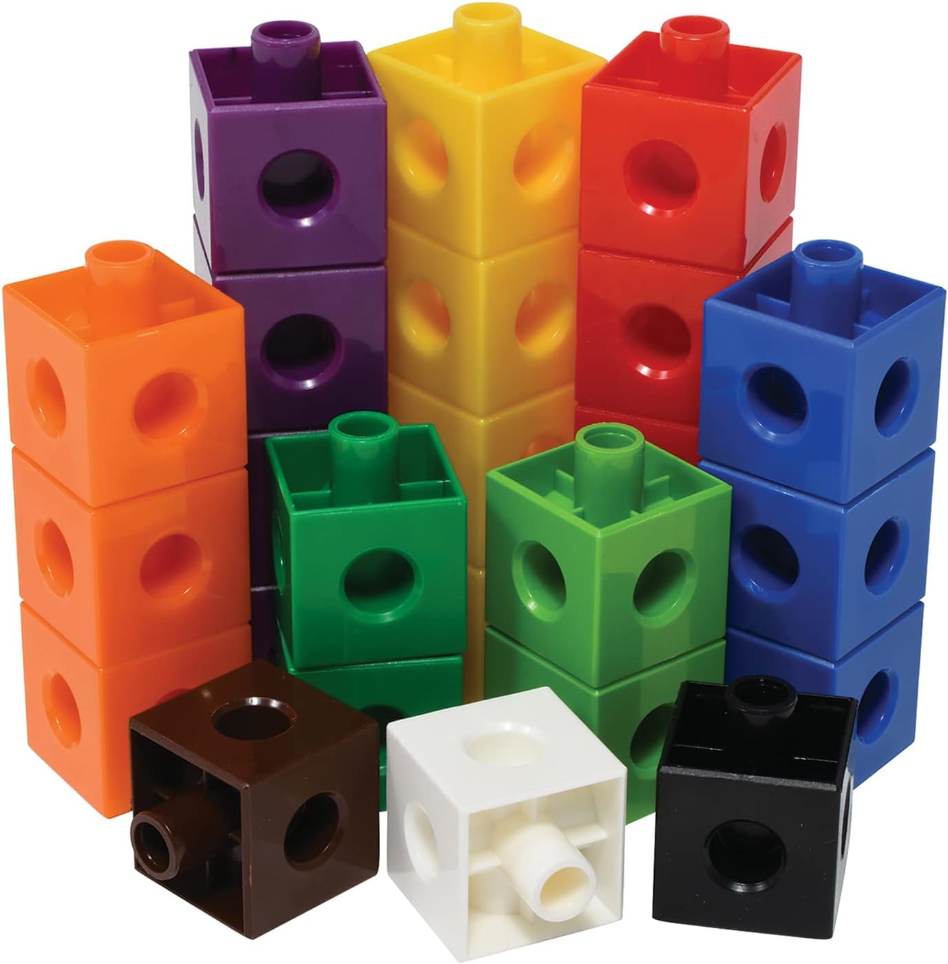 edxeducation Linking Cubes - 100-Piece Educational Building Set for Ages 3+
