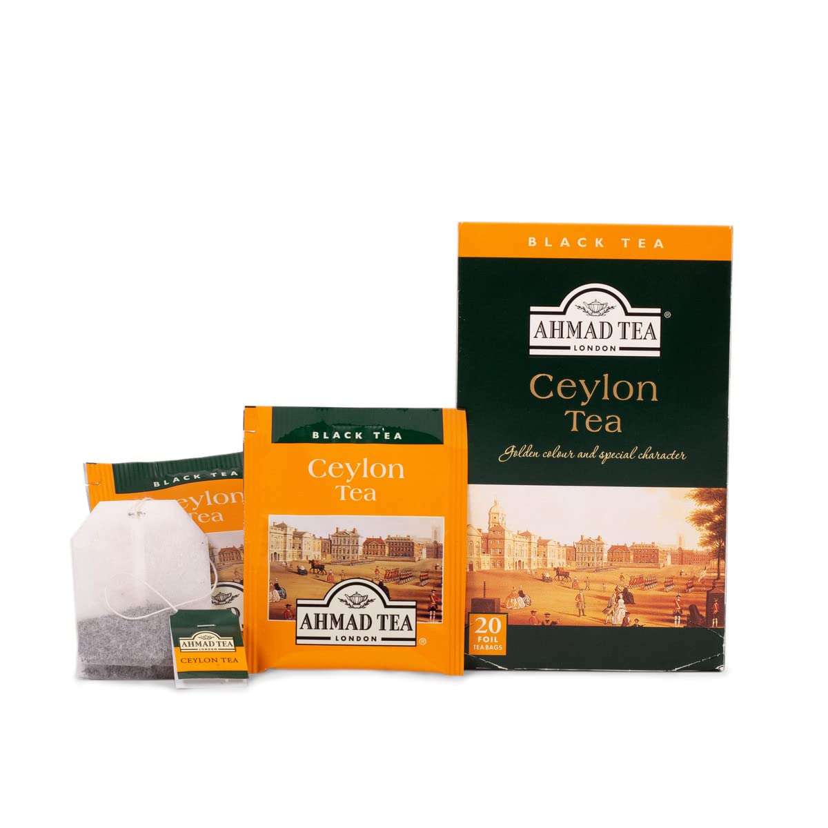 Ahmad Tea Ceylon Black Tea | 20 Individually Foil-Wrapped Teabags
