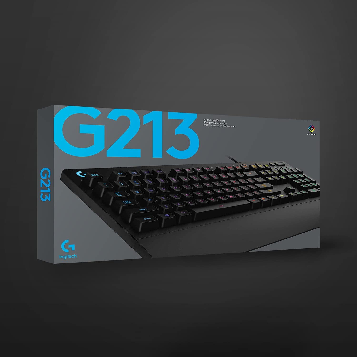 Logitech G213 Prodigy Gaming Keyboard – RGB LIGHTSYNC, Spill-Resistant, Full-Sized Wired Keyboard