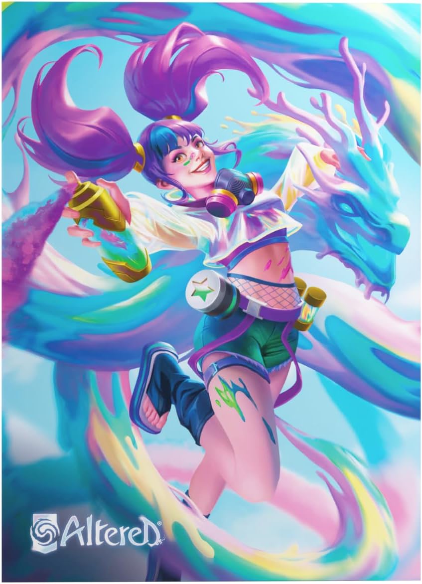 Gamegenic Altered Nevenka Art Sleeves - Grey - 50 Pack