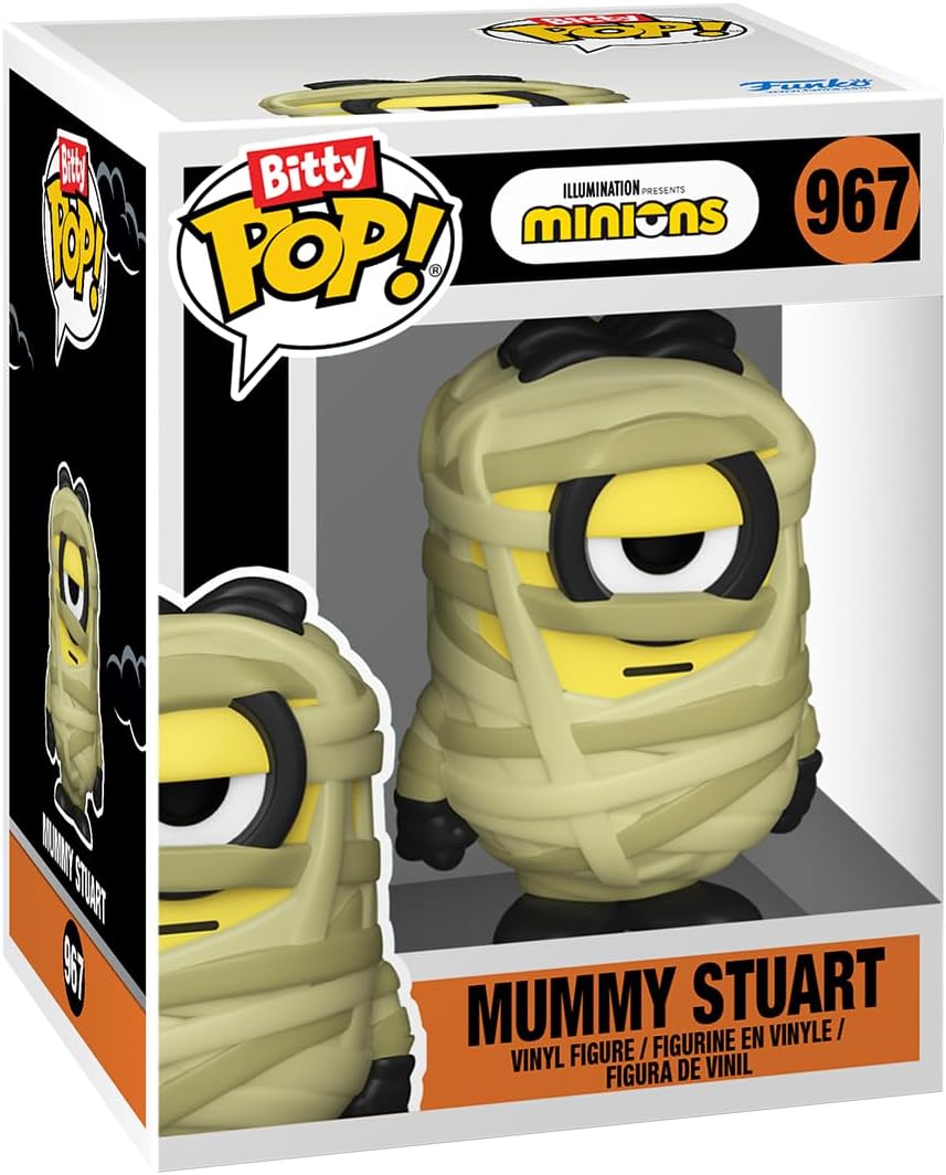 Funko Bitty POP! Minions - Tourist Dave, Tourist Jerry, Kyle & Mystery Mini Figure Vinyl Set (73038)