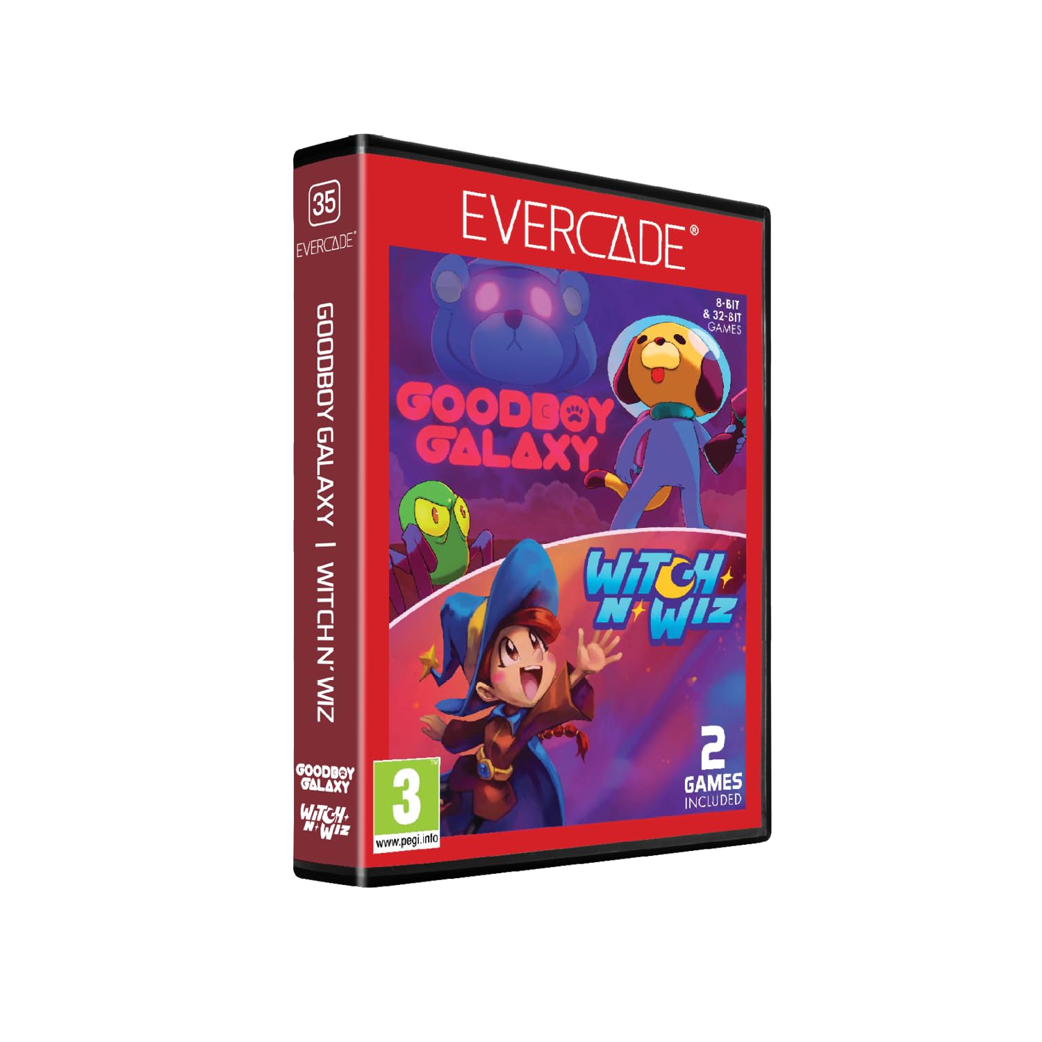 Goodboy Galaxy / Witch N' Wiz [Evercade]