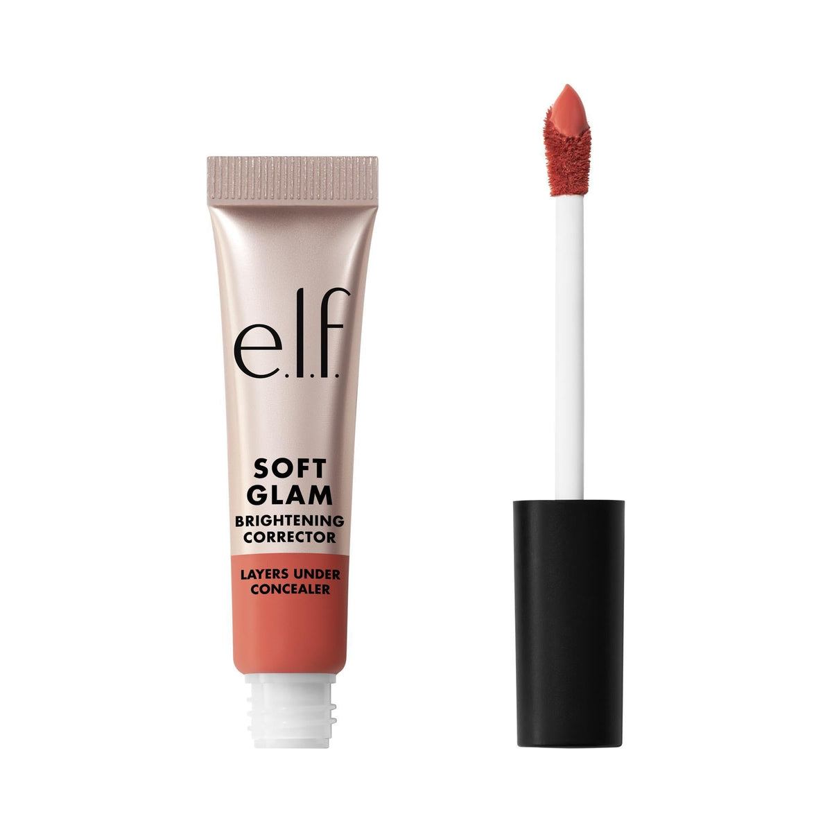 e.l.f. Soft Glam Brightening Corrector - Minimizes Dark Circles & Discoloration | 6.3 ml | Dark Pink