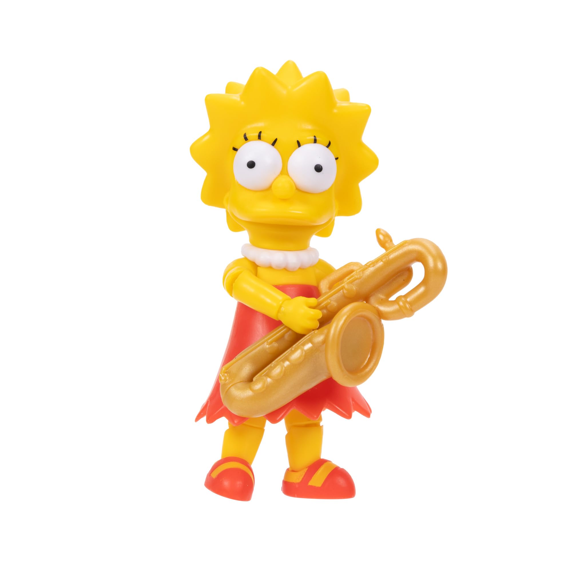 JAKKS Pacific The Simpsons - Lisa Simpson 12.7cm Action Figure with Saxophone
