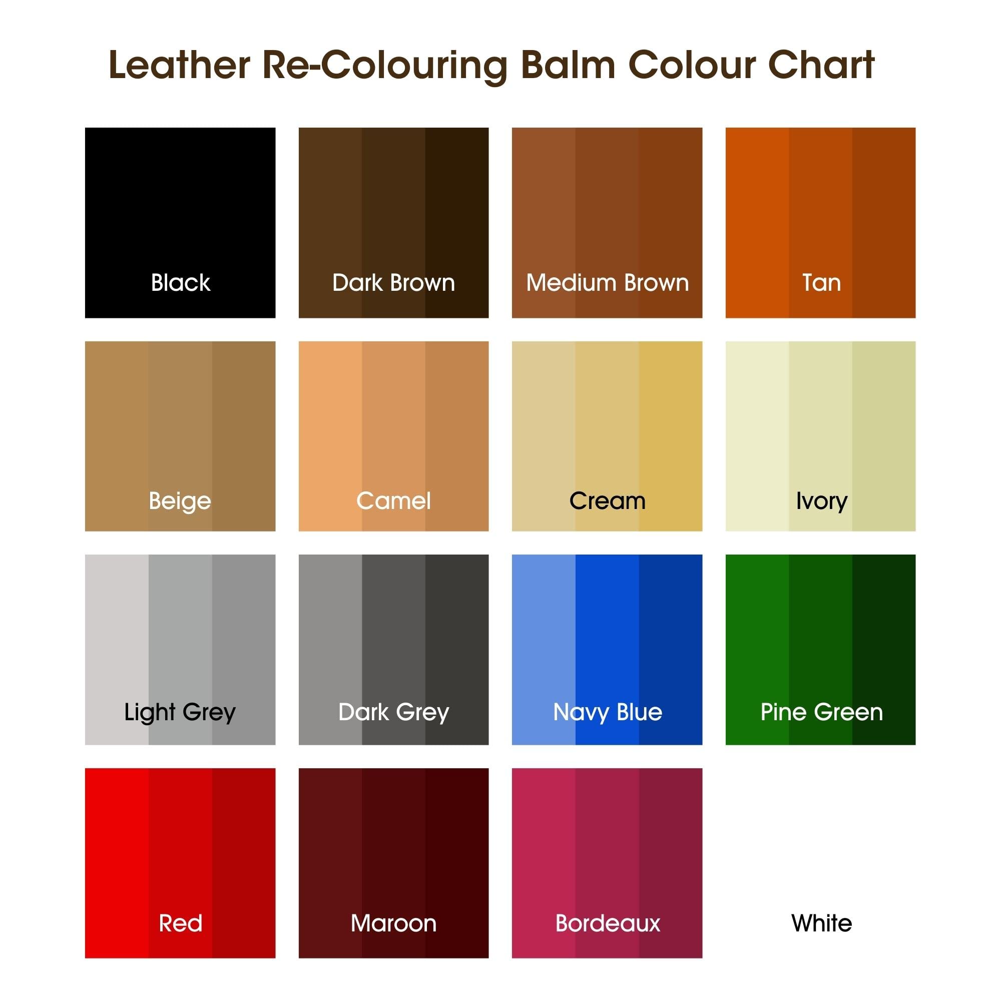 Furniture Clinic Leather Recolouring Balm - Ivory Shade for Faded & Scratched Sofas, Car Seats, Shoes, and Clothing 2