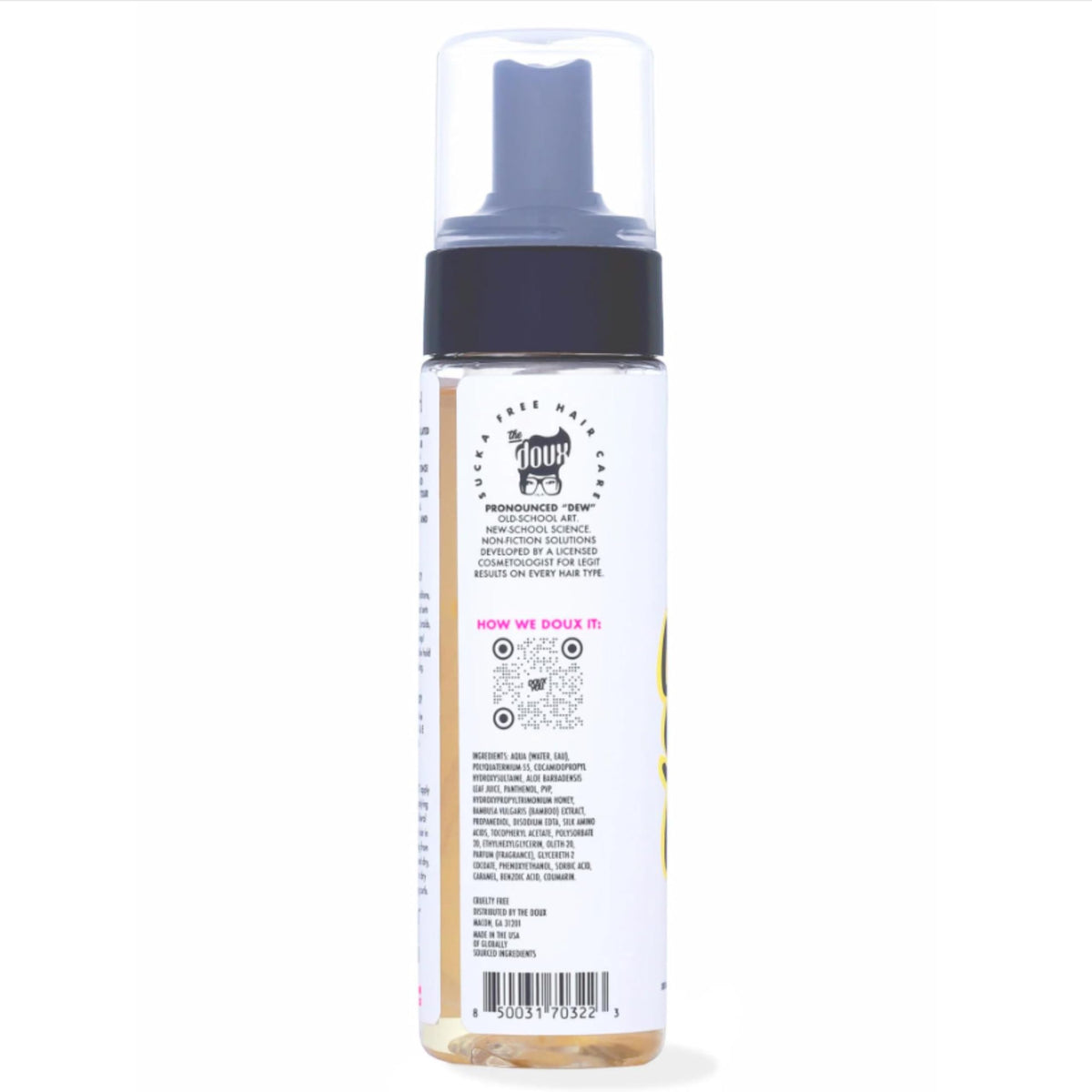 The Doux Crazy Sexy Curl Honey Setting Foam - Conditions, Detangles, Defines & Sets Curls | 207 ml