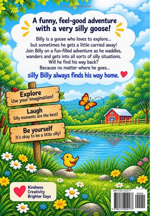Silly Billy Goose on the Loose - Paperback Activity Book for Ages 6–12