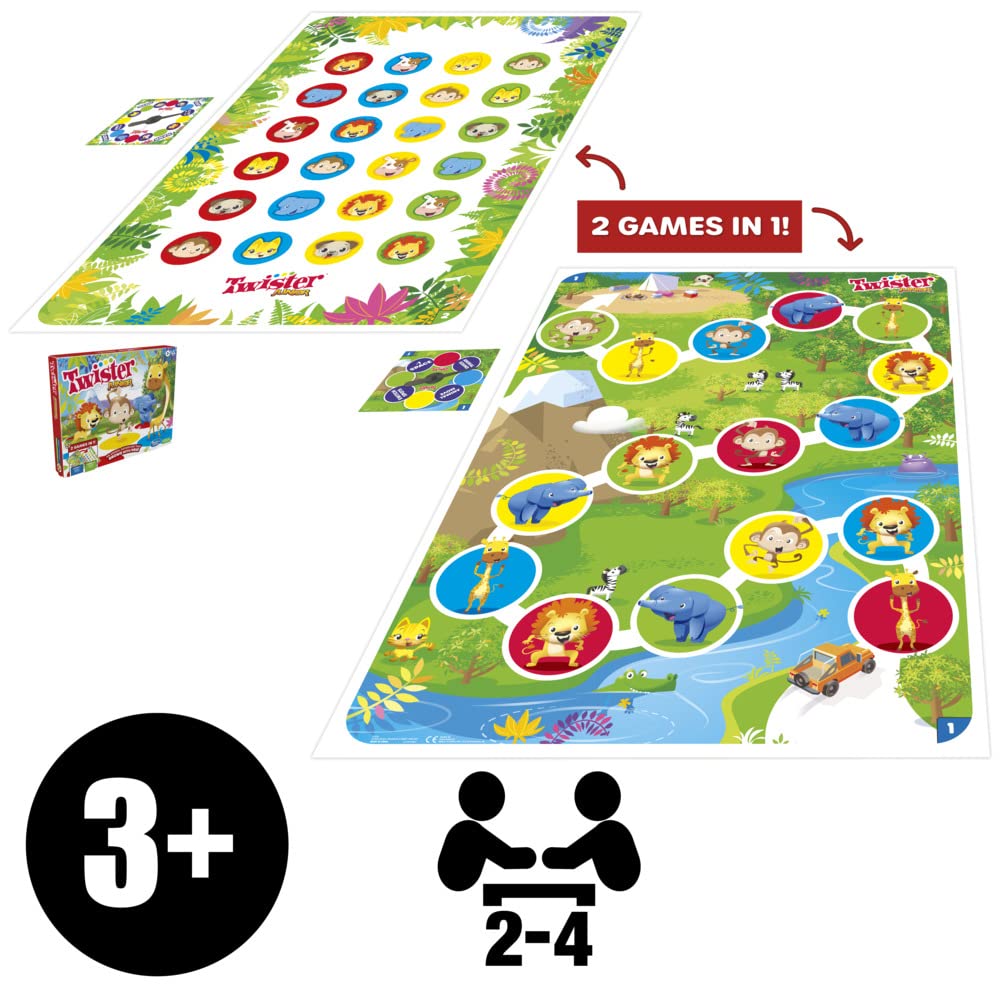Hasbro Gaming Twister Junior Classic Party Game for Kids 3+