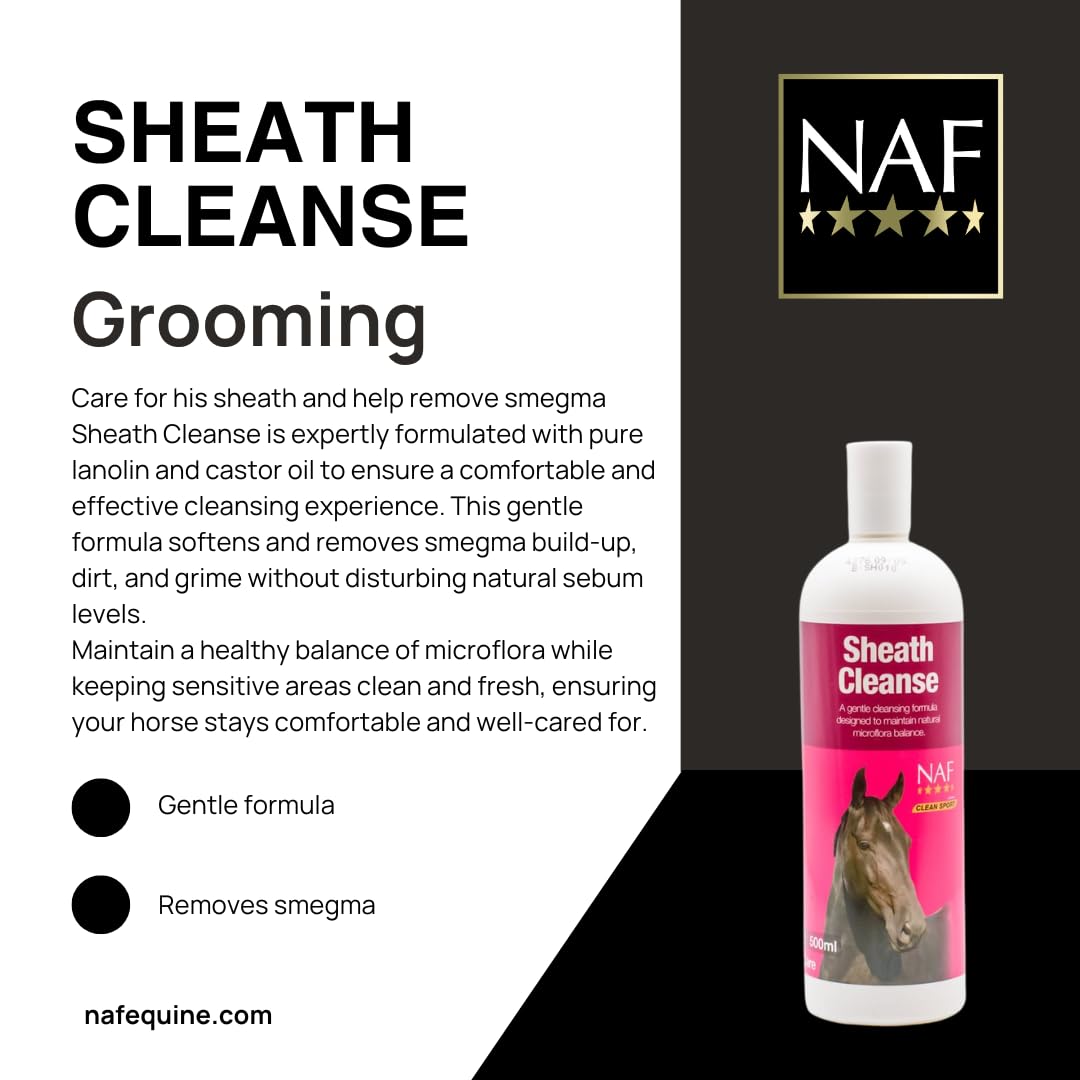 NAF Sheath Cleanse for Geldings and Stallions - Gentle Herbal Formula | 500ml Liquid 2