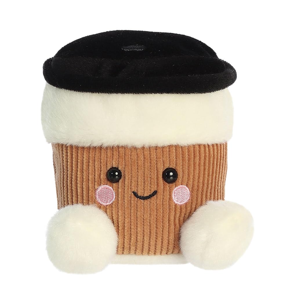 AURORA Palm Pals Essie Coffee Cup Stuffed Toy | 13cm | Recycled Fill | Suitable from Birth