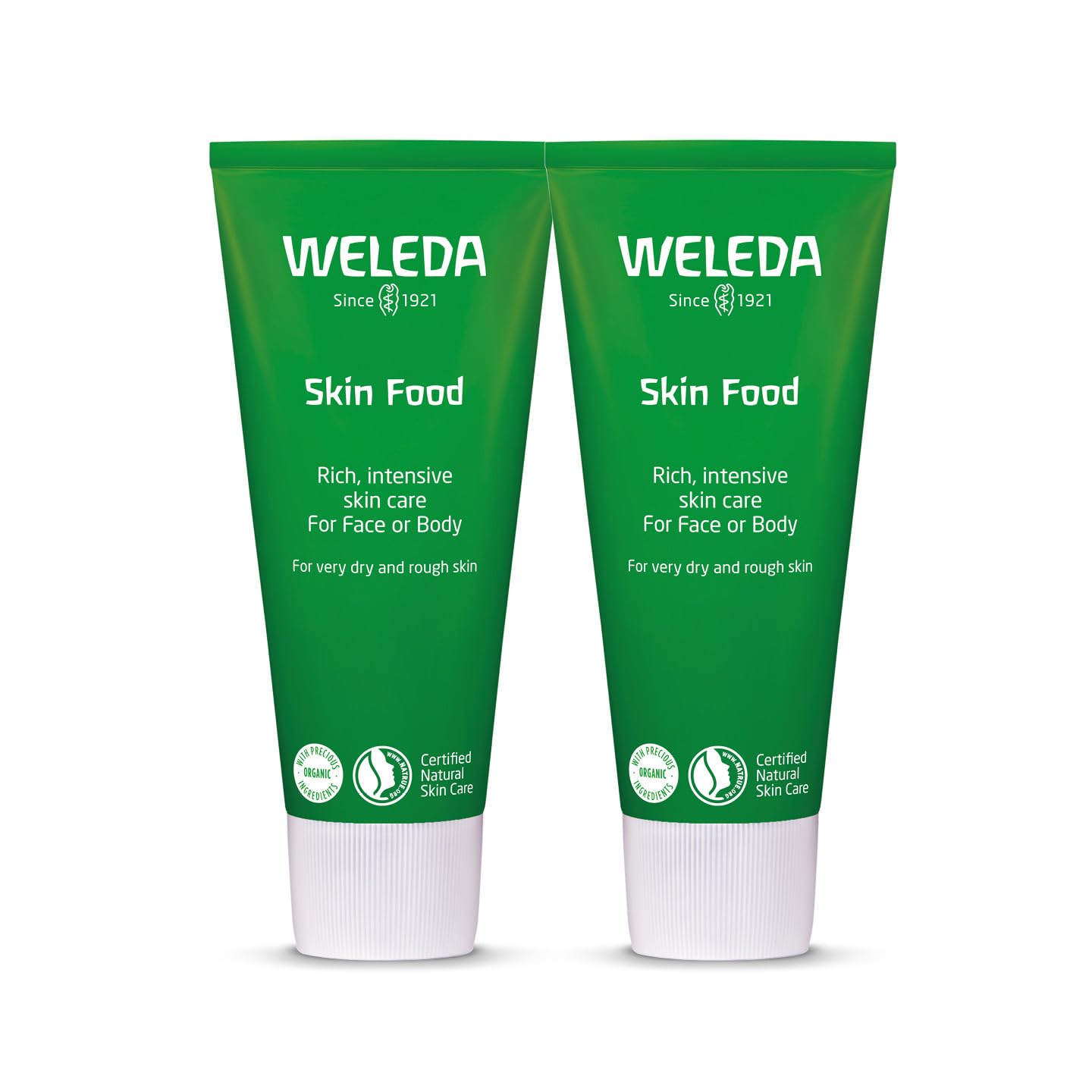 Weleda Skin Food Twin Pack - Dry Skin Moisturiser Cream for Face & Body