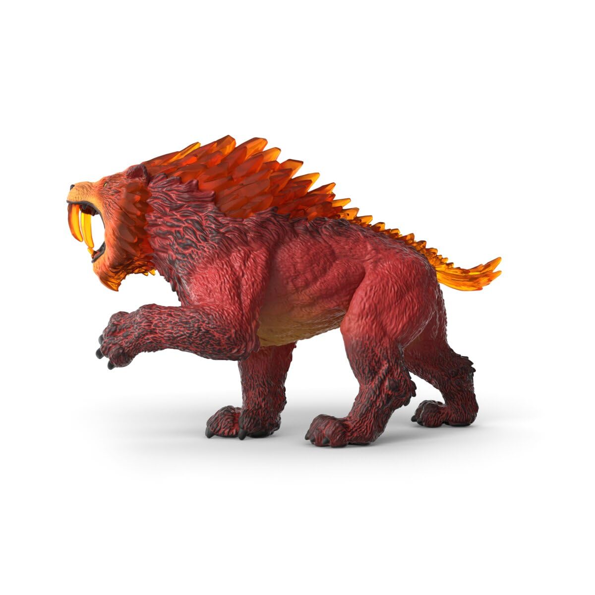 Schleich Lava Sabertoothed Tiger - Fantasy Creature Figurine | Ages 4+ 3
