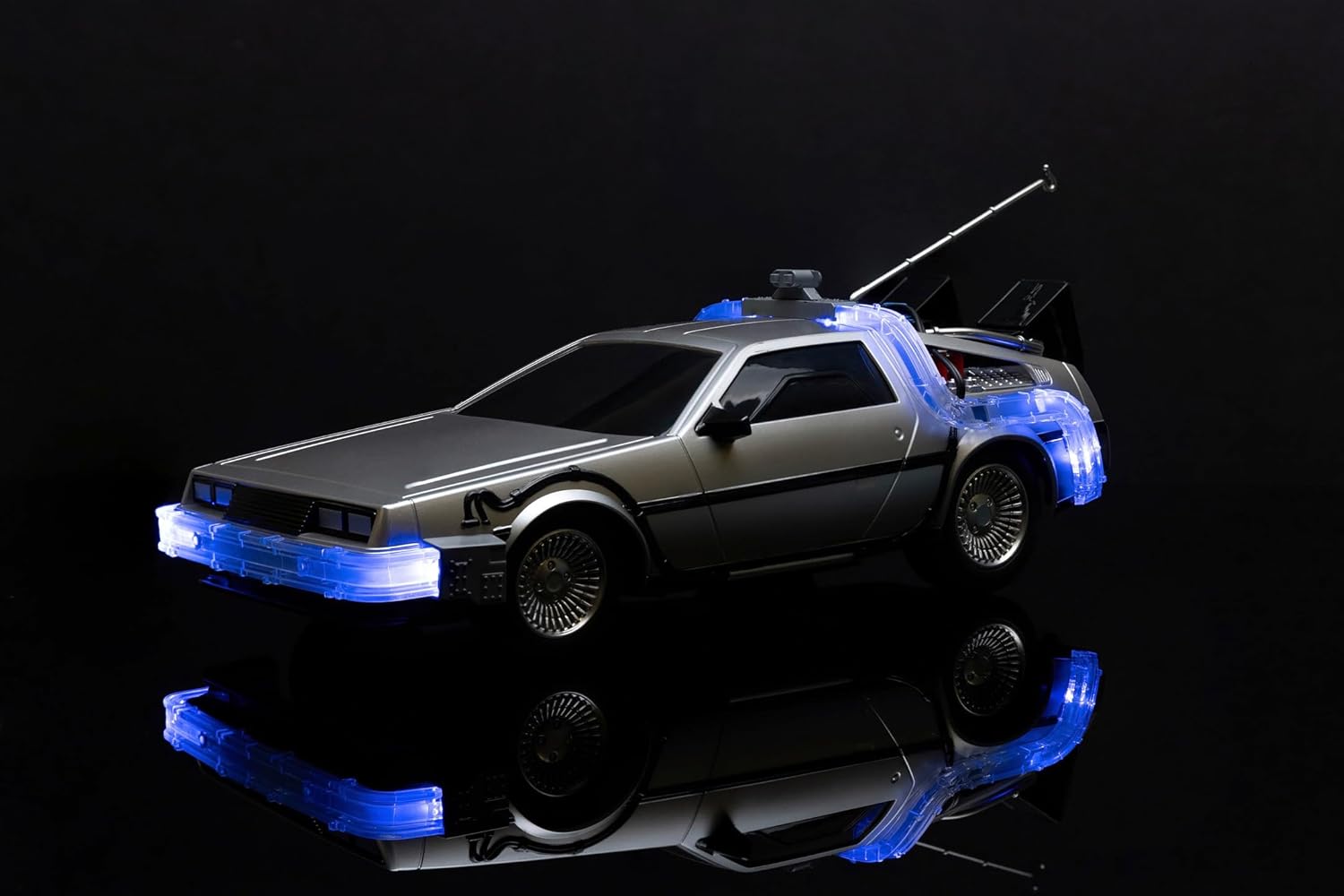 Jada Back to the Future Time Machine Remote Controlled Vehicle - 1:16 Scale, Black