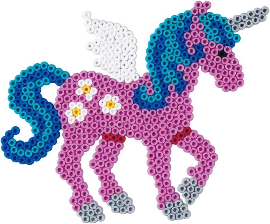 Hama Beads Unicorn Activity Kit - 1100-Piece Fuse Bead Craft Set for Kids