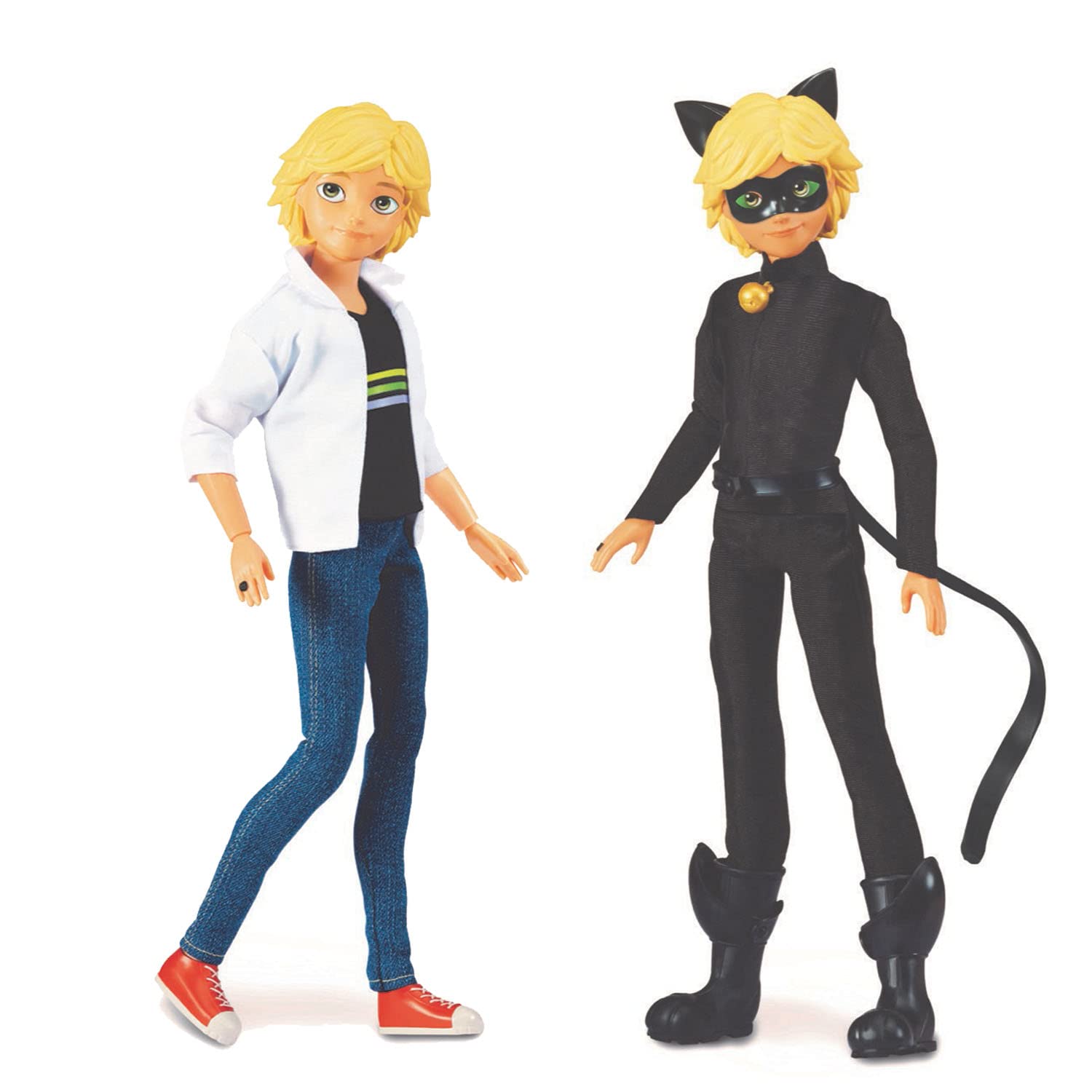 Bandai Miraculous Superhero Secret Fashion Doll - Cat Noir with Adrien Costume Change & Accessories 5