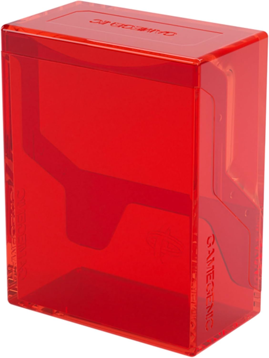 Gamegenic Bastion 50+ Red Deck Box for Double-Sleeved Cards