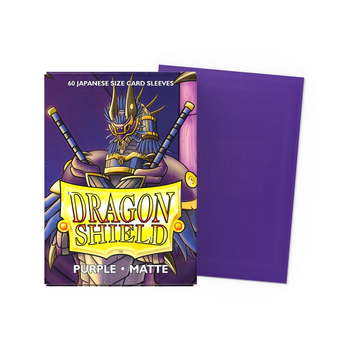 Dragon Shield Japanese Size Matte Purple Card Sleeves (60 Pack) 5