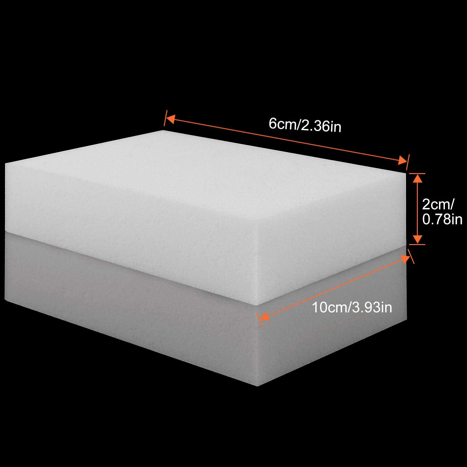 ASelected Magic Eraser Sponges - Pack of 50 | Melamine Sponge | 100x60x20mm