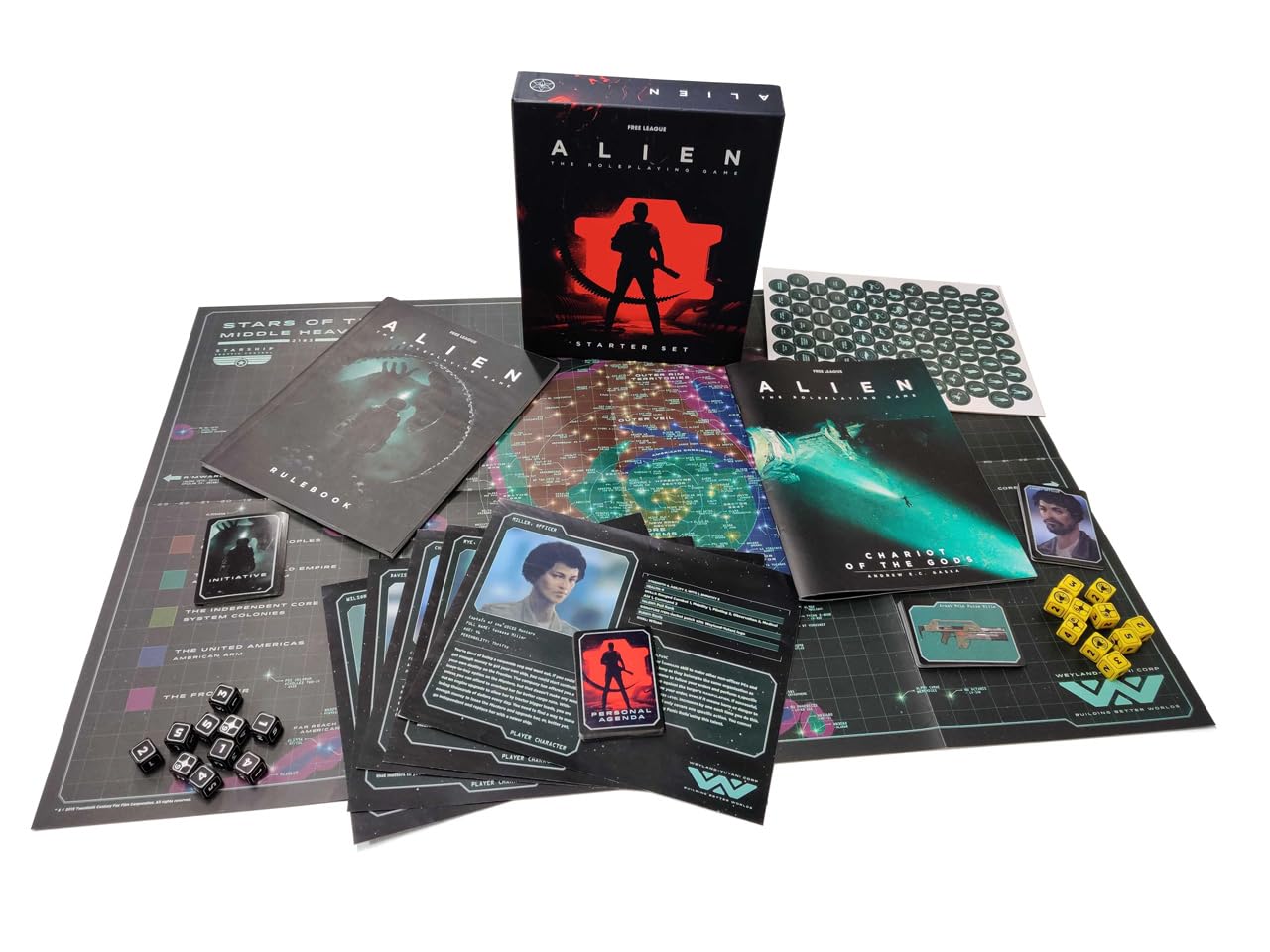 Free League ALIEN Roleplaying Game Starter Set [Tabletop Game]