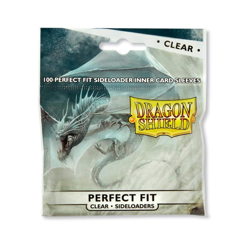 Dragon Shield AT-13101 Perfect Fit Sideloader Clear Sleeves | 100 Count | Polypropylene