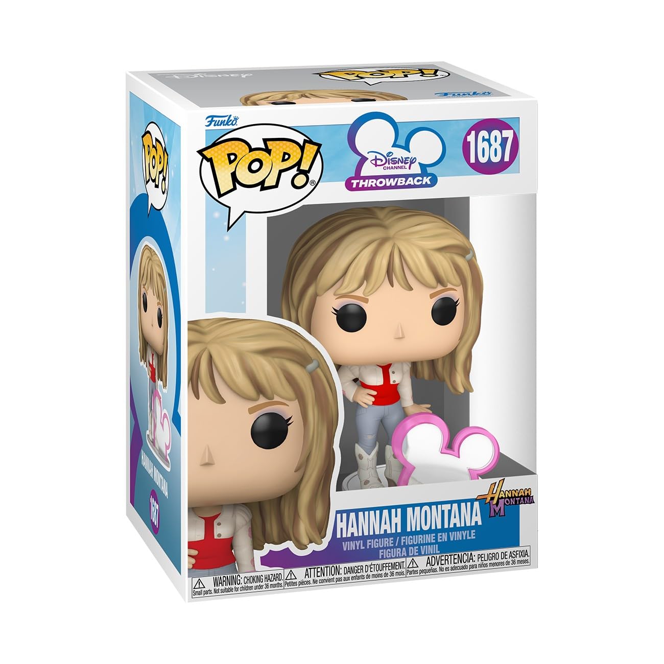 Funko Pop! Disney: Hannah Montana - Hannah With Disney Icon | Vinyl Figure | Model 90760 1