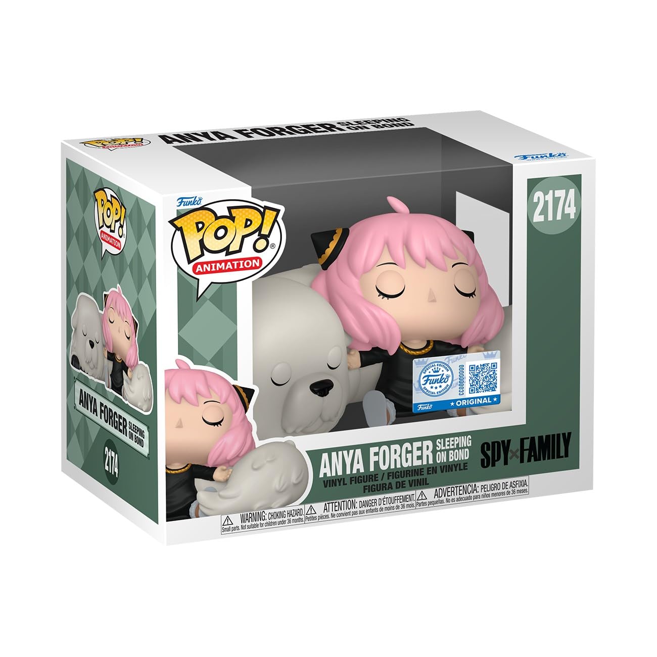 Funko Pop! Premium - Spy X Family Anya Forger Sleeping on Bond | Vinyl Figure | Model 91793