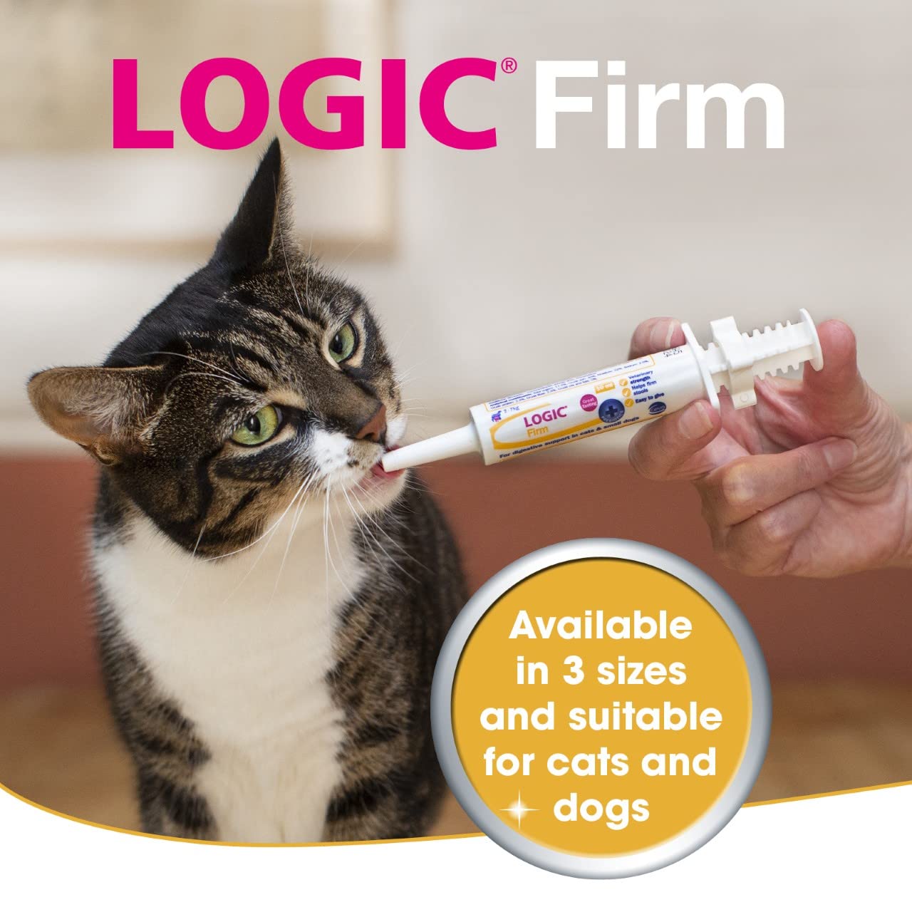 Logic Firm Digestive Support Paste for Cats and Small Dogs | Restores Function | Veterinary Grade 4