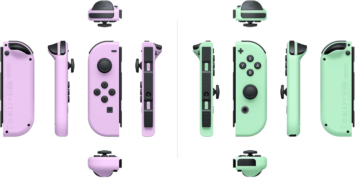 Joy-Con Pair Pastel Purple/Pastel Green - Nintendo Switch Controller