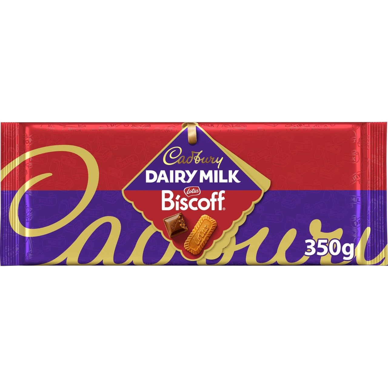 Cadbury Dairy Milk Lotus Biscoff Chocolate Bar - 350g