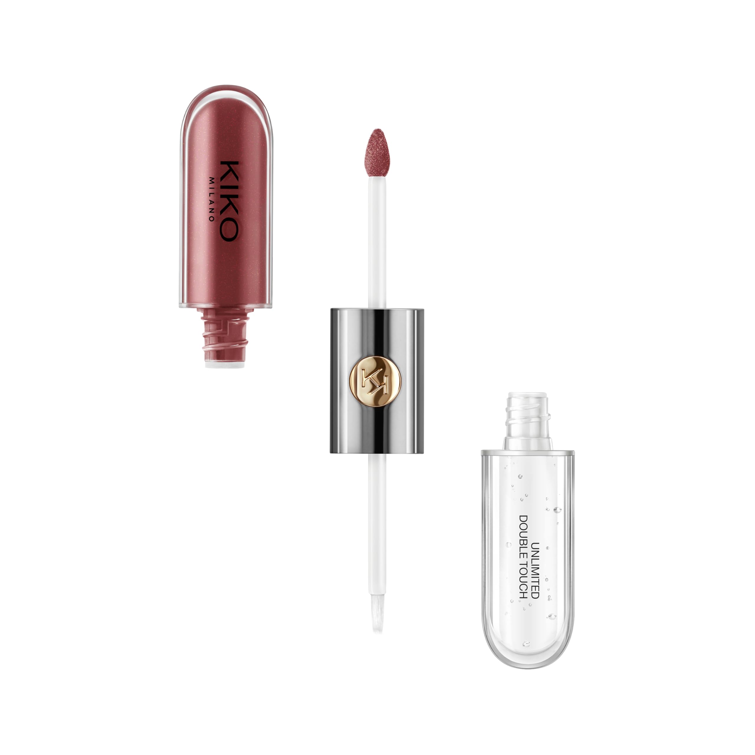 Kiko Milano Unlimited Double Touch Liquid Lipstick - 104 Sangria, 12-Hour Wear, Bright Finish 1