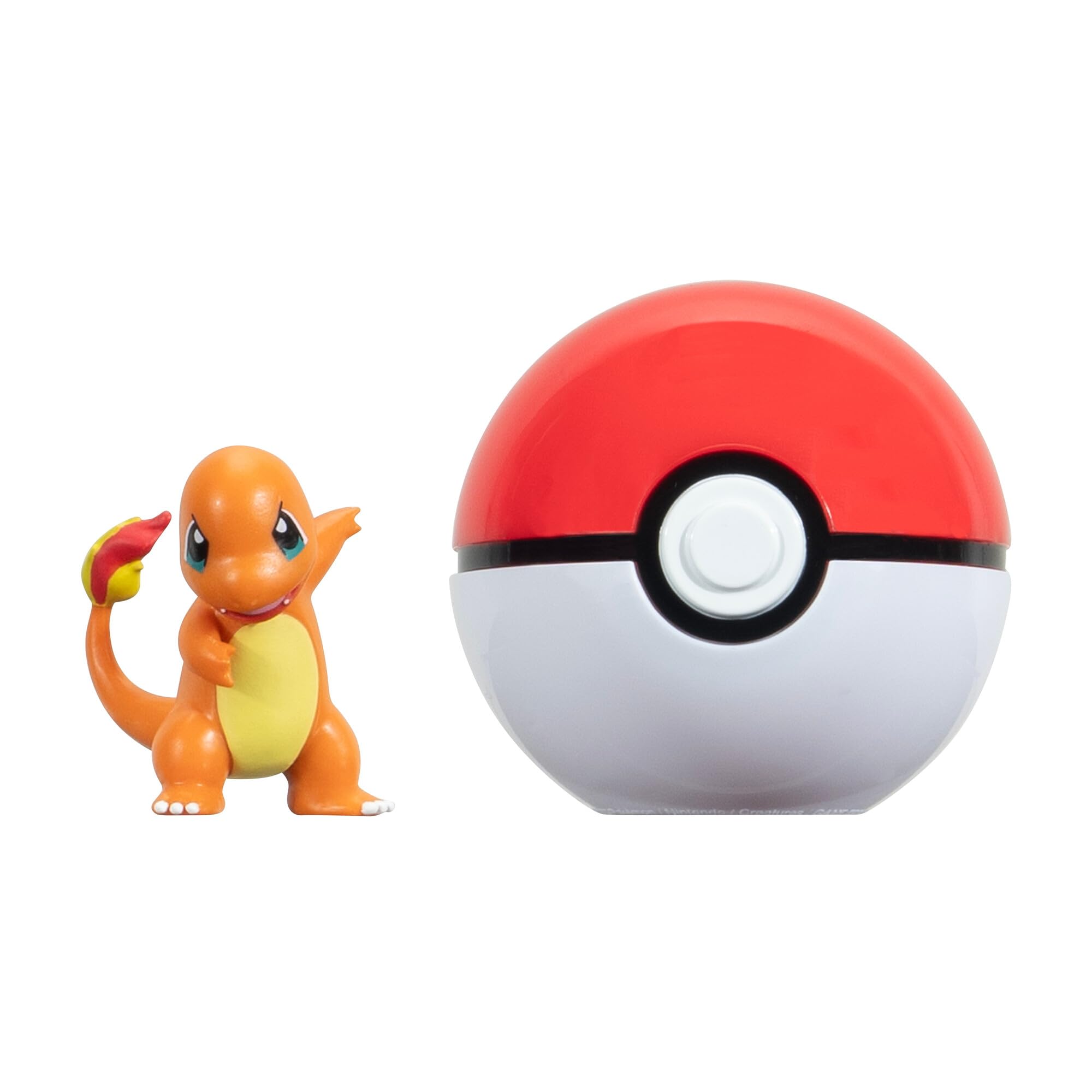 Pokémon Clip 'N' Go Charmander with Pokéball - Action Figure Playset for Kids