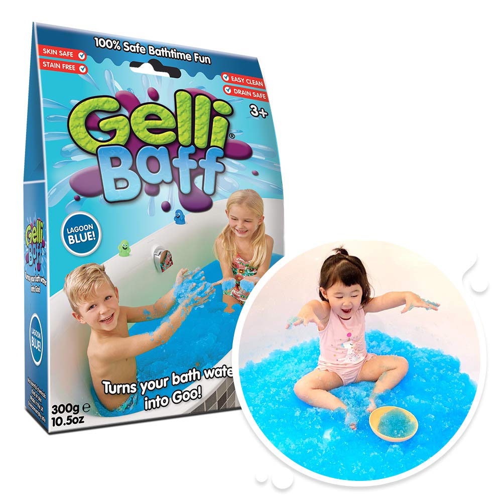 ZIMPLI Gelli Baff - Blue Goo Transformation Bath Toy | Skin Safe | Biodegradable