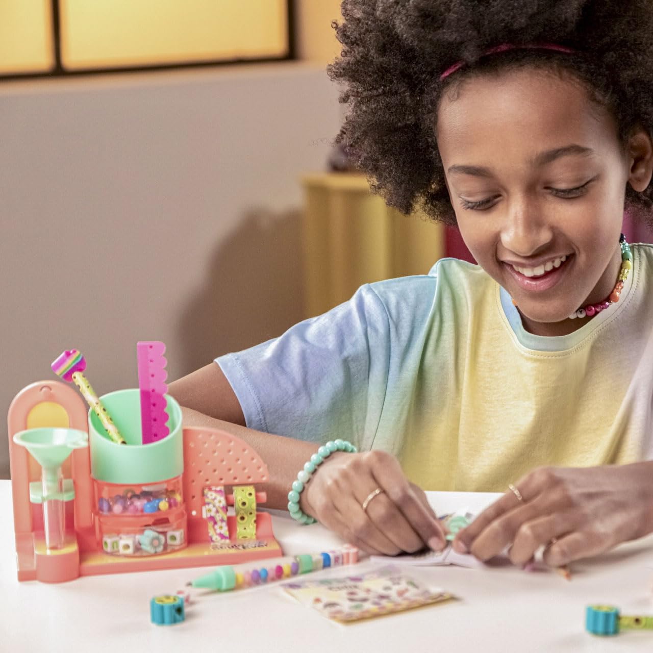 Canal Toys Mini Stationery Factory Set - Create & Customize Pens, Pencils & Notebooks 3